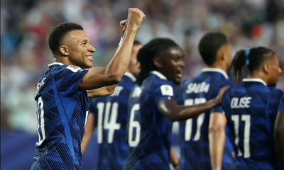 Kylian Mbappe scored either side of the delay