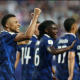 Kylian Mbappe scored either side of the delay