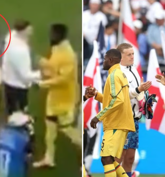England’s Spence 'snubs' Partey pre‑match handshake