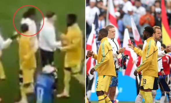 England’s Spence 'snubs' Partey pre‑match handshake